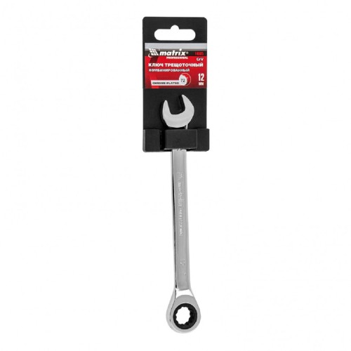 Ключ комбинированный трещоточный MATRIX 14805 12мм, CrV - изображение 4