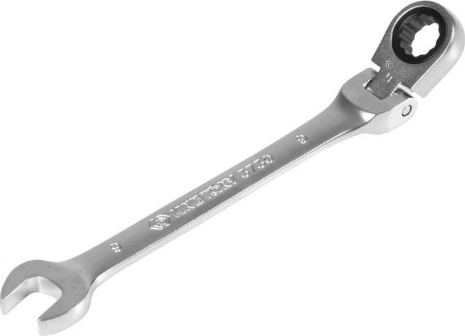 Ключ комбинированный трещоточный KING TONY с шарниром 9 мм 373009M