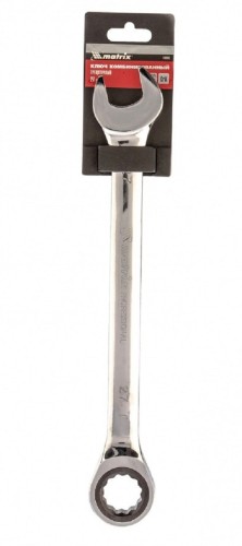 Ключ комбинированный трещоточный MATRIX 14816 27 мм, CrV - изображение 4
