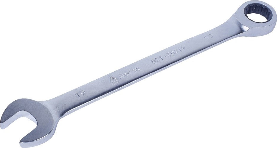 Ключ комбинированный трещоточный МАСТАК 021-30019H 19 мм
