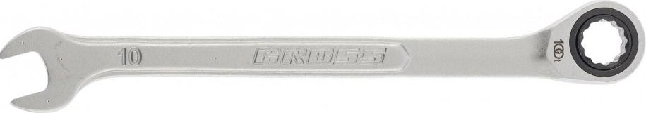 Ключ комбинированный трещоточный GROSS 14848 10 мм