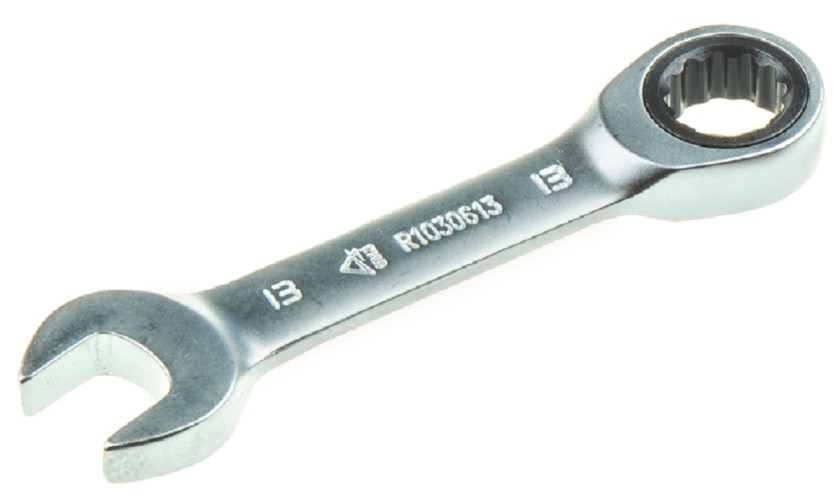 Ключ комбинированный трещоточный ARNEZI R1030613 13 мм короткий - изображение 2
