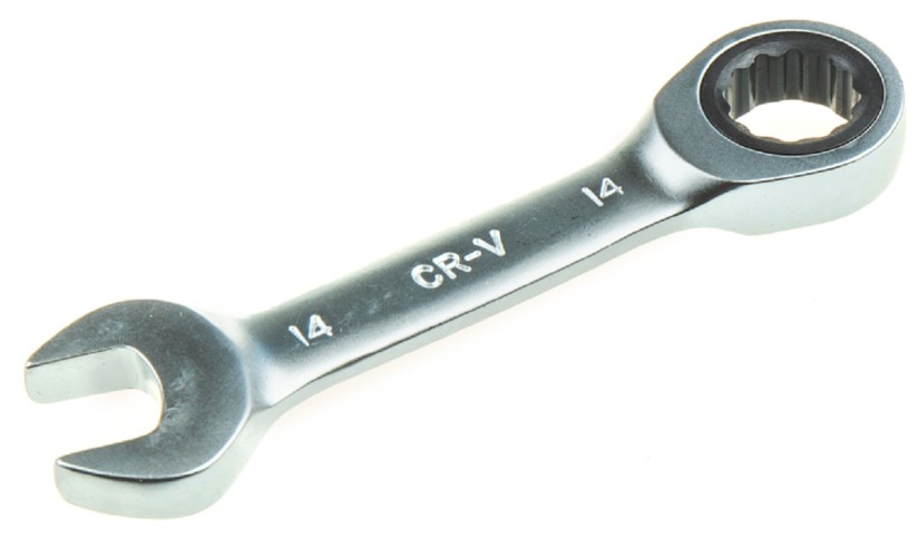 Ключ комбинированный трещоточный ARNEZI R1030614 14 мм короткий - изображение 3