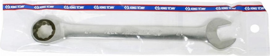Ключ комбинированный трещоточный KING TONY 373117М 17 мм 373117M - изображение 2