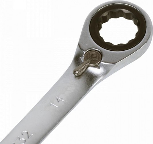 Ключ комбинированный трещоточный KING TONY 373214М 14 мм, с флажком 373214M - изображение 2