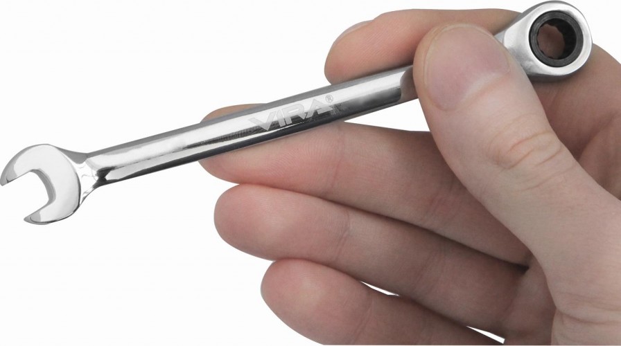 Ключ комбинированный трещоточный VIRA 9 мм 511065 511065 - изображение 3