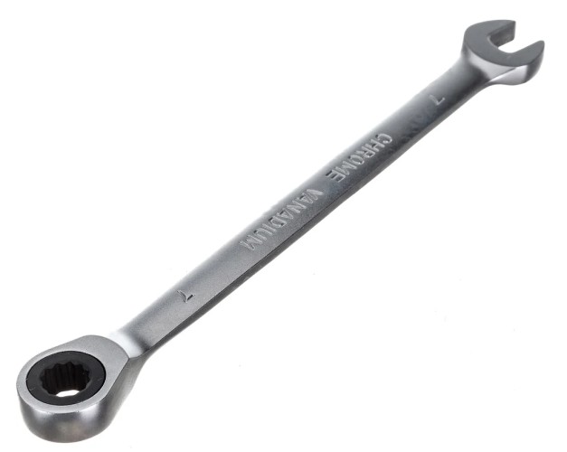 Ключ комбинированный трещоточный МАСТАК 021-30007H 7 мм - изображение 3