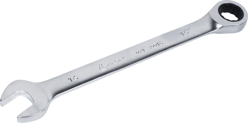 Ключ комбинированный трещоточный МАСТАК 021-30016H 16 мм