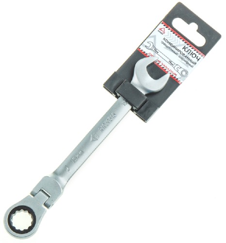 Ключ комбинированный трещоточный ARNEZI R1030515 15 мм шарнирный