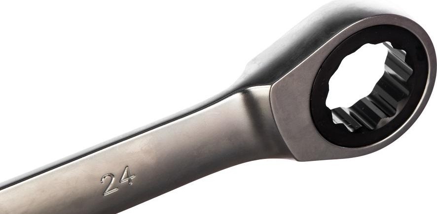 Ключ комбинированный трещоточный KING TONY 373124М 24 мм 373124M - изображение 2