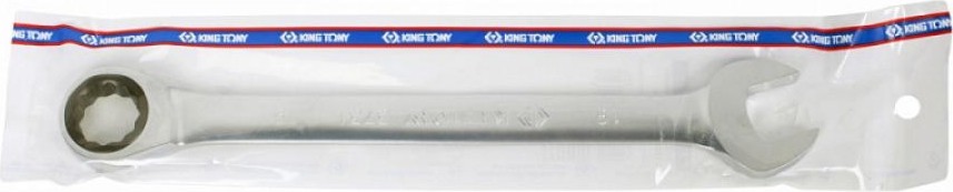 Ключ комбинированный трещоточный KING TONY 373119М 19 мм 373119M - изображение 2