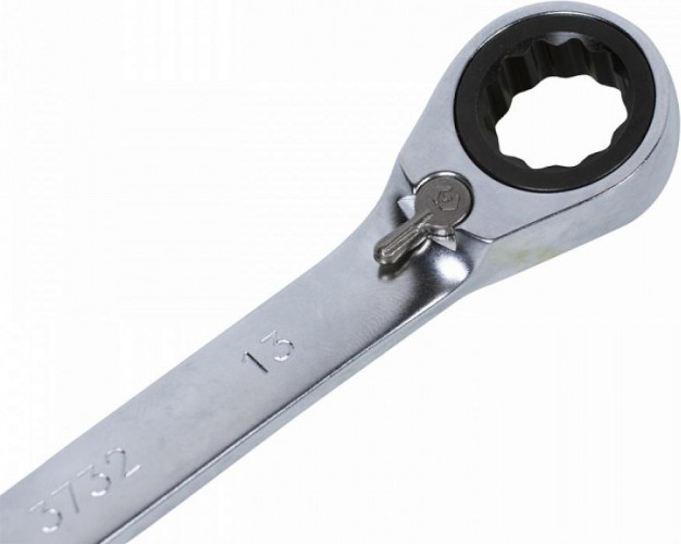 Ключ комбинированный трещоточный KING TONY 373213М 13 мм, с флажком 373213M - изображение 2