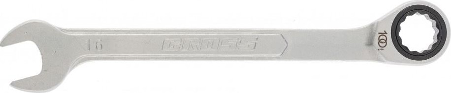Ключ комбинированный трещоточный GROSS 14854 16 мм