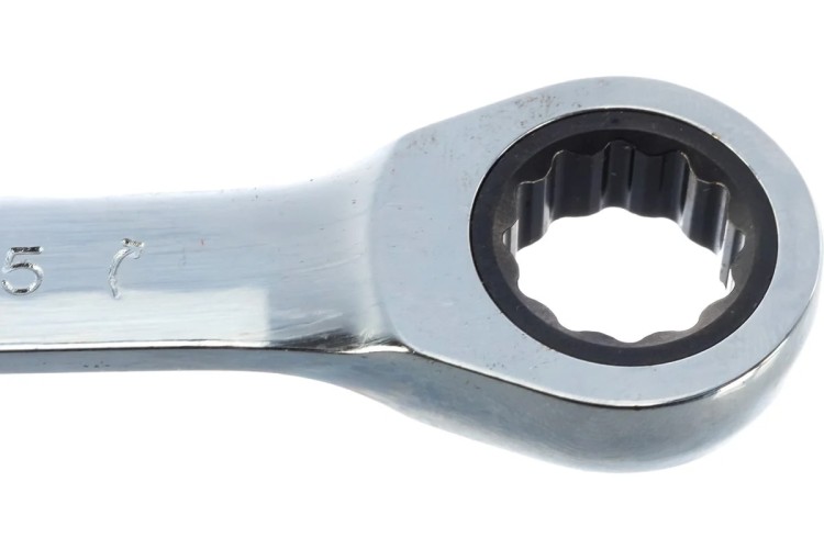 Ключ комбинированный трещоточный MATRIX 14808 15мм, CrV - изображение 2