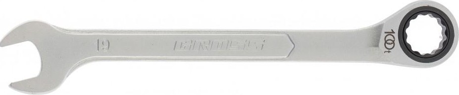 Ключ комбинированный трещоточный GROSS 14857 19 мм
