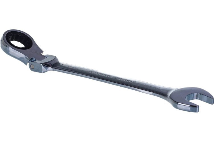 Ключ комбинированный трещоточный MATRIX 14872 27 мм, CrV  шарнирный - изображение 4