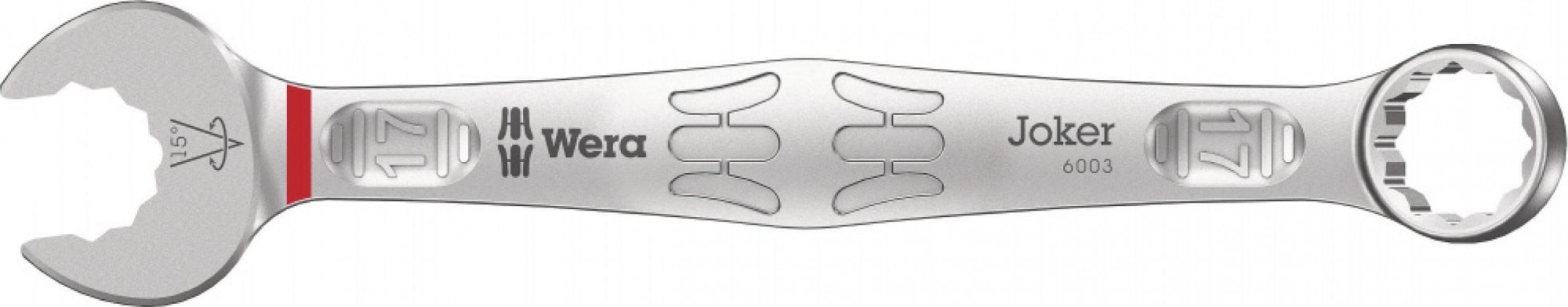 Ключ комбинированный WERA 05020208001 6003 joker гаечный 17x190 мм WE-020208