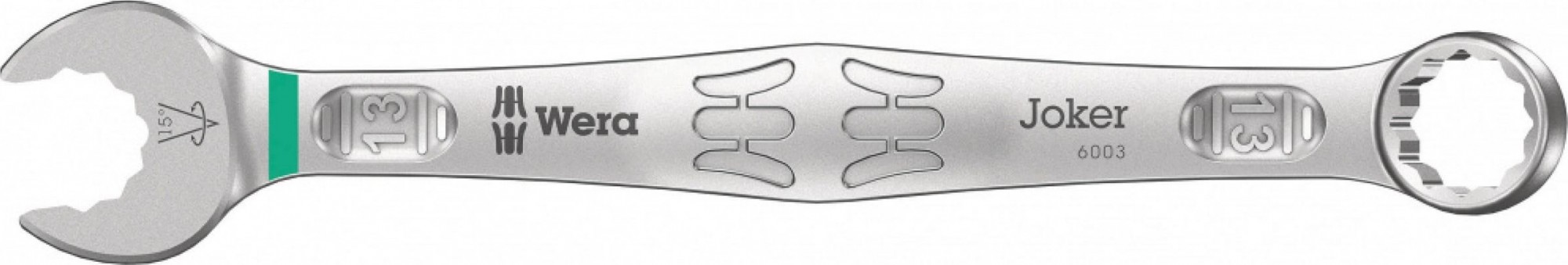 Ключ комбинированный WERA 05020204001 6003 joker гаечный 13x160 мм WE-020204