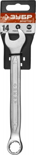 Ключ комбинированный ЗУБР МАСТЕР гаечный 14 мм, 27087-14_z01 - изображение 2