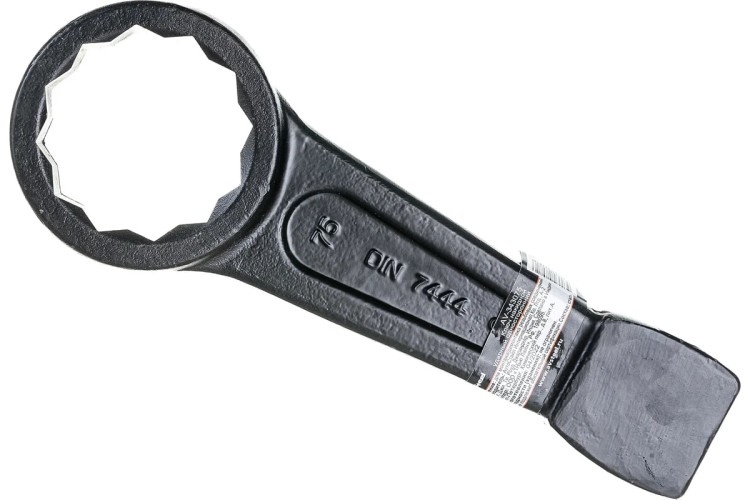 Ключ накидной AV Steel AV-343075 ударный, односторонний, 75 мм