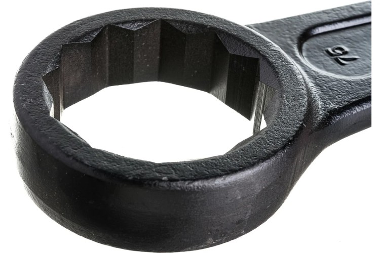 Ключ накидной AV Steel AV-343075 ударный, односторонний, 75 мм - изображение 3