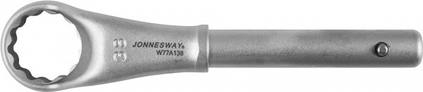 Ключ накидной JONNESWAY W77A138 усиленный, 38 мм, d21.5/245 мм 046323 - изображение 2