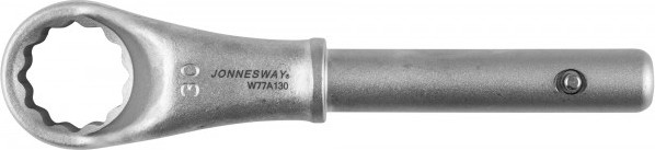 Ключ накидной JONNESWAY W77A130 усиленный, 30 мм, d18.5/200 мм 046320 - изображение 2