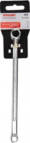 Ключ накидной REXANT 12-5853-2 коленчатый 8х10 мм, хром - изображение 5