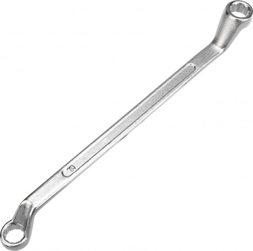 Ключ накидной REXANT 12-5854-2 коленчатый 10х11 мм, хром