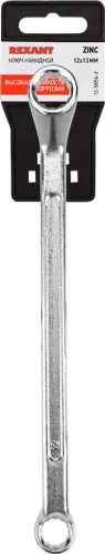 Ключ накидной REXANT 12-5856-2 коленчатый 12х13 мм, хром - изображение 3