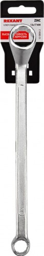 Ключ накидной REXANT 12-5858-2 коленчатый 13х17 мм, хром - изображение 4