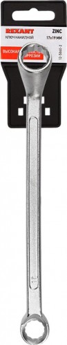 Ключ накидной REXANT 12-5860-2 коленчатый 17х19 мм, хром - изображение 3