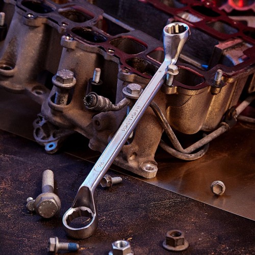 Ключ накидной REXANT 12-5863-2 коленчатый 22х24 мм, хром - изображение 4