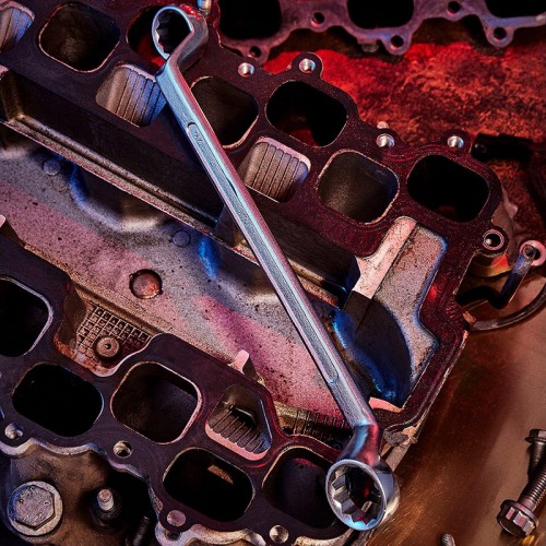 Ключ накидной REXANT 12-5864-2 коленчатый 24х27 мм, хром - изображение 2