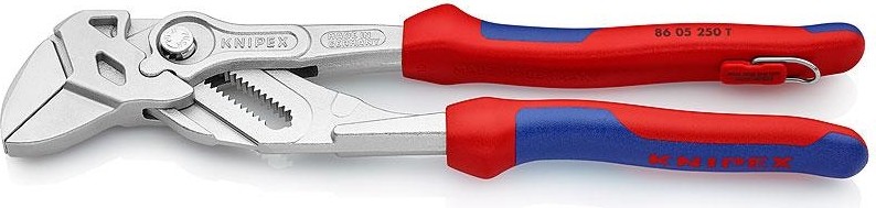 Ключ переставной KNIPEX 8605250TBK 250 мм, cr-v, хромированные рукоятки KN-8605250TBK