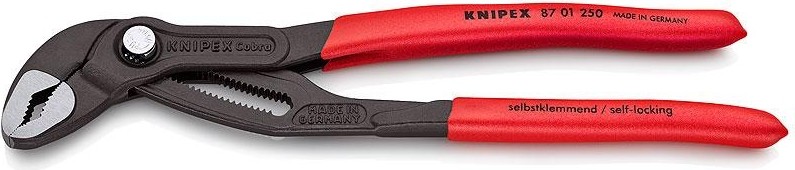 Ключ переставной KNIPEX 8701250SB cobra 250 мм с фиксатором KN-8701250SB