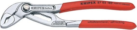 Ключ переставной KNIPEX 8703125 cobra 125 мм с фиксатором KN-8703125