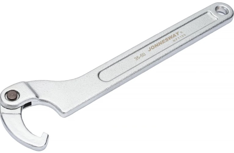 Ключ радиусный JONNESWAY WP7150 шарнирный, 35-50 мм 046182 - изображение 3