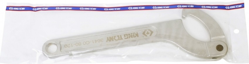 Ключ радиусный KING TONY шарнирный 3641-C0 80 х 120 мм 3641-C0 - изображение 2