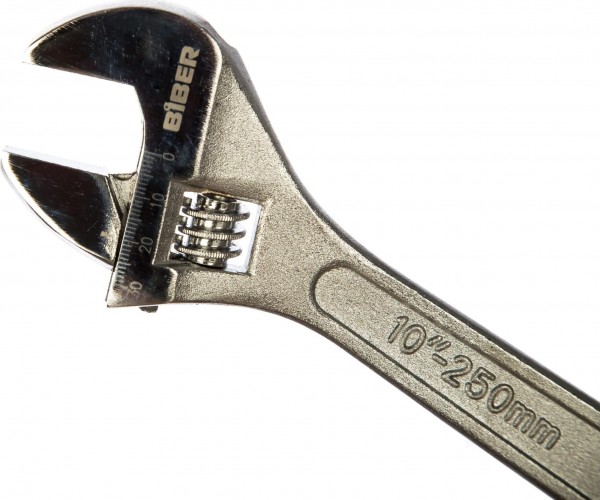 Ключ разводной Biber 90003 со шкалой 250мм Тов-087761 - изображение 2