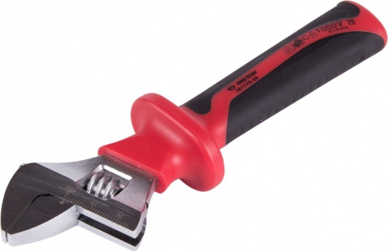 Ключ разводной диэлектрический KING TONY 3611VE-06 164 мм