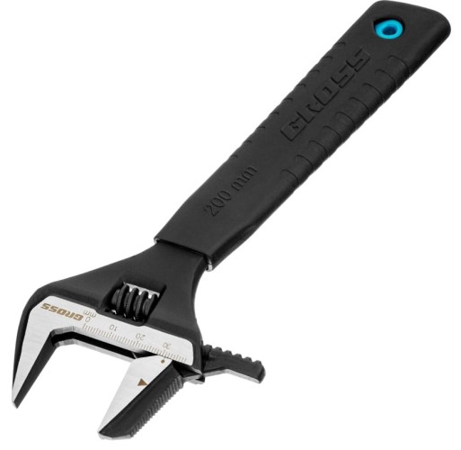 Ключ разводной GROSS 15572 переставная губка, 200 мм