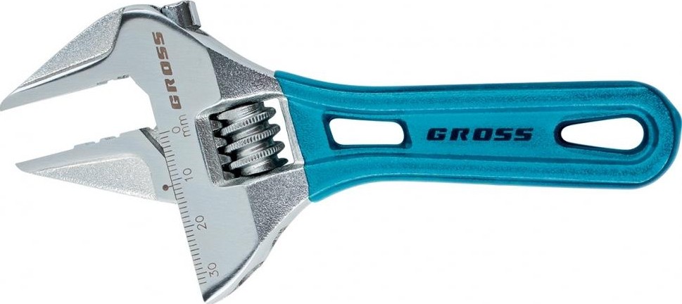 Ключ разводной GROSS 160 мм 15566 15566
