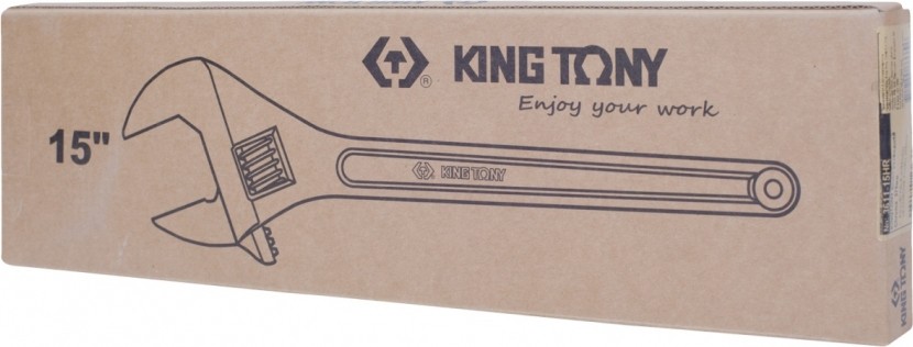 Ключ разводной KING TONY 375 мм 3611-15HR 3611-15HR - изображение 3