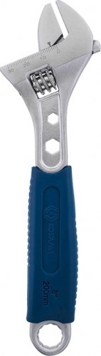 Ключ разводной Кобальт 244-940 210 мм, ширина захвата 30 мм двухкомпонентная руко