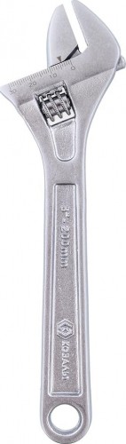 Ключ разводной Кобальт 244-988 210 мм, ширина захвата 30 мм.