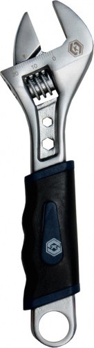 Ключ разводной Кобальт 647-543 150 мм, ширина захвата 19 мм, двухкомпонентная рук