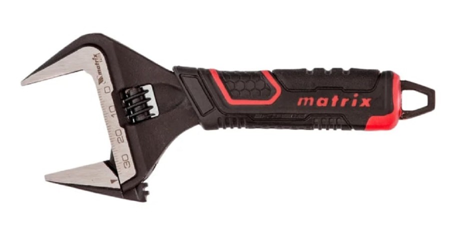 Ключ разводной MATRIX 15576 тонкие губки, фосфатированный, 150 мм CrV, PRO