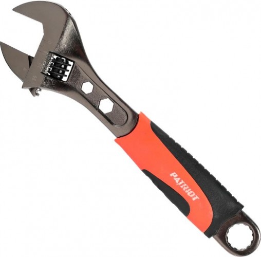Ключ разводной PATRIOT AWF-250 обрезиненная ручка, 250 / 30 мм 350002025