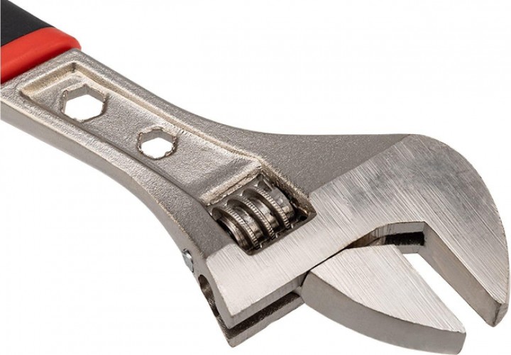 Ключ разводной REXANT 12-4675 300 мм двухкомпонентная рукоятка - изображение 2